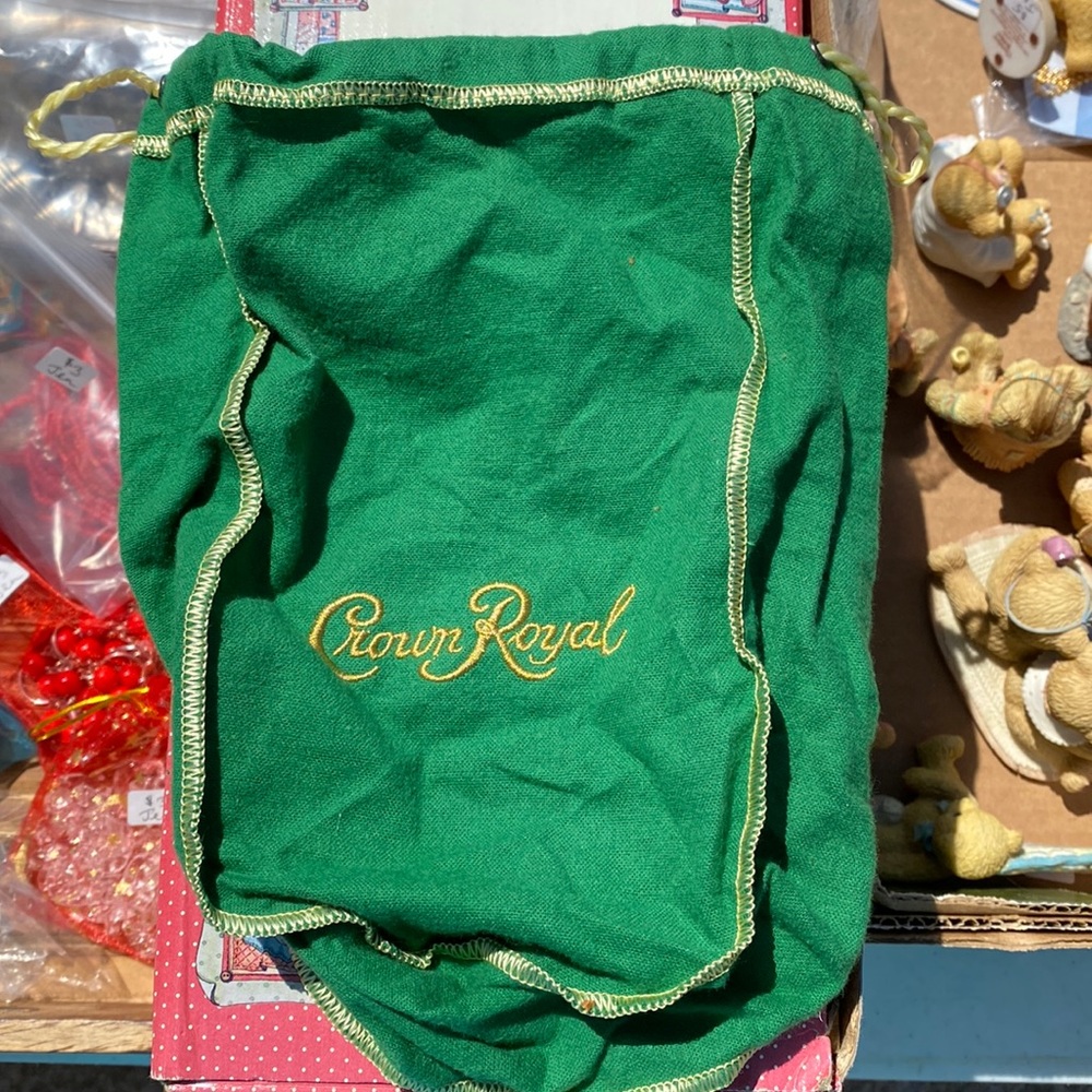 CROWN ROYAL BAG - green